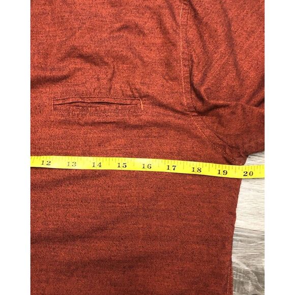 Lindbergh White Men's M Orange Heather Button Down Shirt Preppy Academia City - Picture 9 of 10